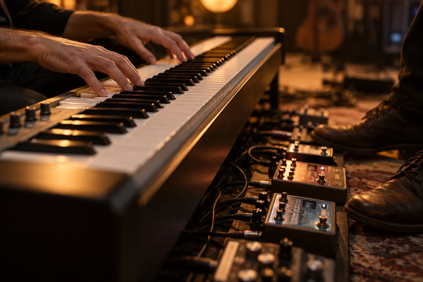 Two Melodies Competing for Attention