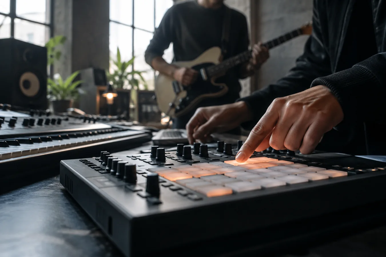 Two Melodies Competing for Attention